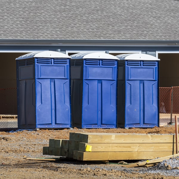 how often are the portable toilets cleaned and serviced during a rental period in Canton MA